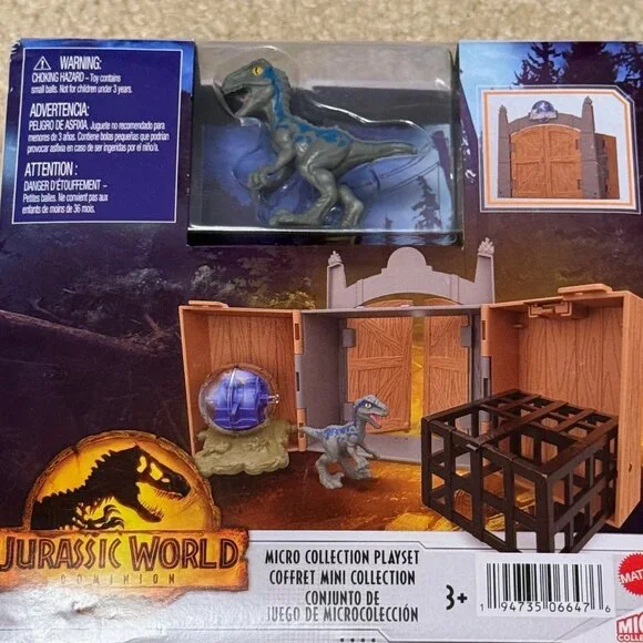 NWT - Mattel - Jurassic World Dominion - Micro Collection Playset - Picture 2 of 4
